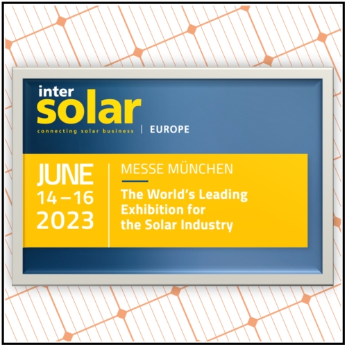 Intersolar Europe - Munich - 14-16 June 2023